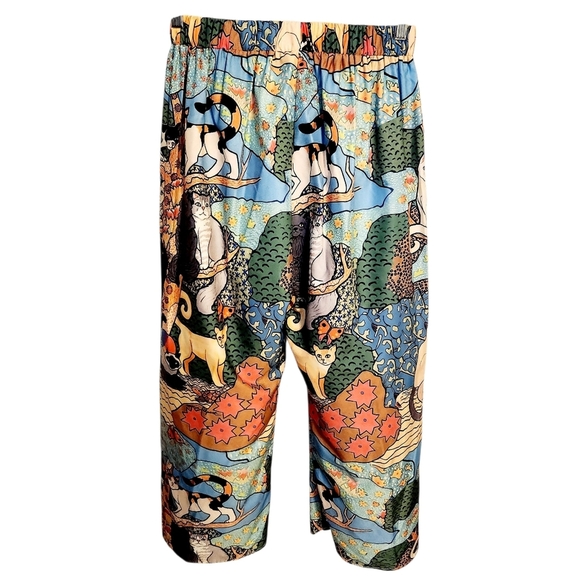 Shein Curve | Women's Colorful Animal Printed Lounge Pants (Size 1XL) - Picture 13 of 13